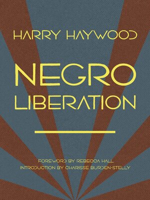 cover image of Negro Liberation